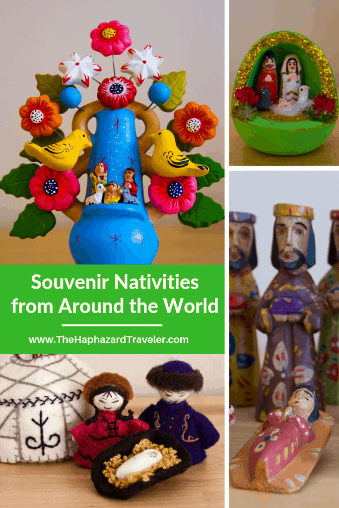Nativities from around the world as souvenirs