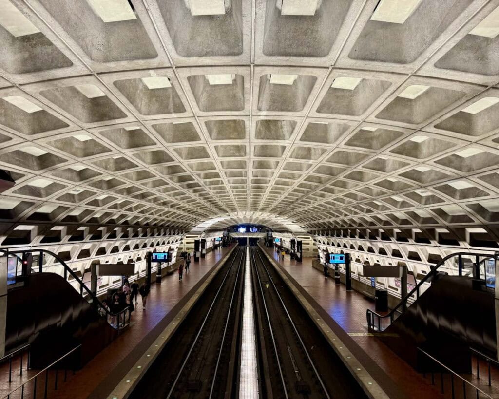 DC metro station - getting around DC