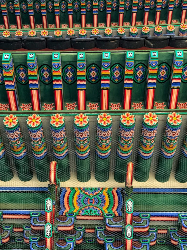 Gyeongbokgung Palace Dancheong detail