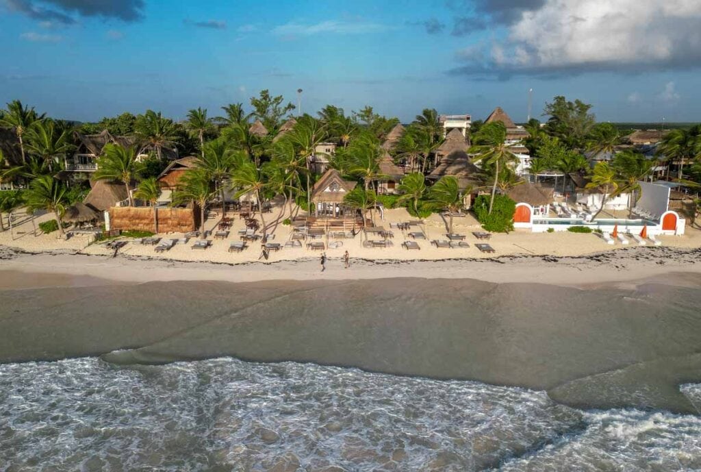 Delek and Ahau hotels Tulum
