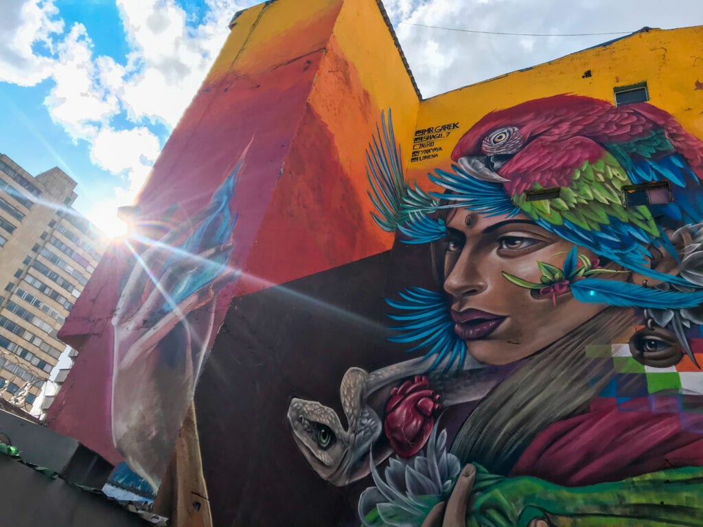 Bogota graffiti tour - things to do in Bogota Colombia