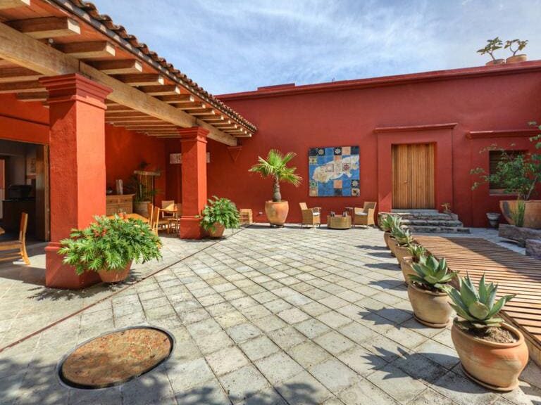 courtyard of the Hotel La Casona de Tita