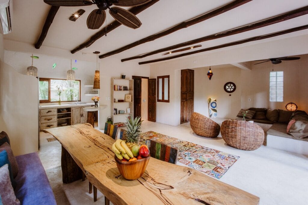 Casa Mandala beachfront Tulum Airbnb