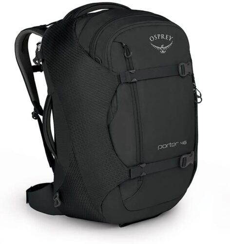 photo of an Osprey Porter 46 Travel Backpack
