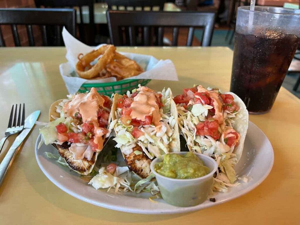 Mrs Macs Kitchen fish tacos