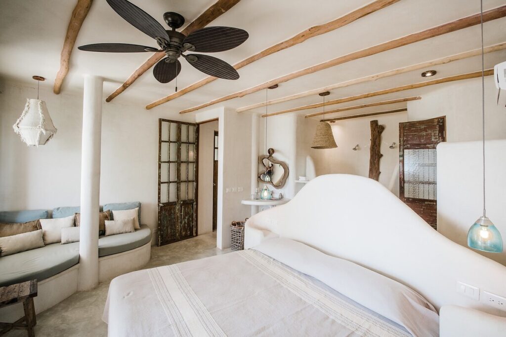 Villa Zorba - luxury Tulum Airbnb - master bedroom