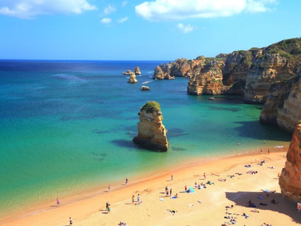 photo of Praia Dona Ana beach in Algarge Portugal