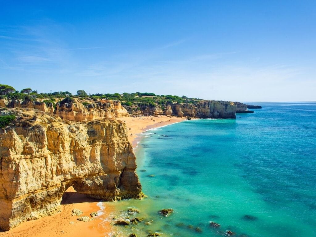 photo of Praia Dona Ana beach in Algarge Portugal