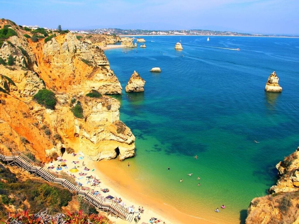 photo of Praia do Camilo beach in lagos portugal