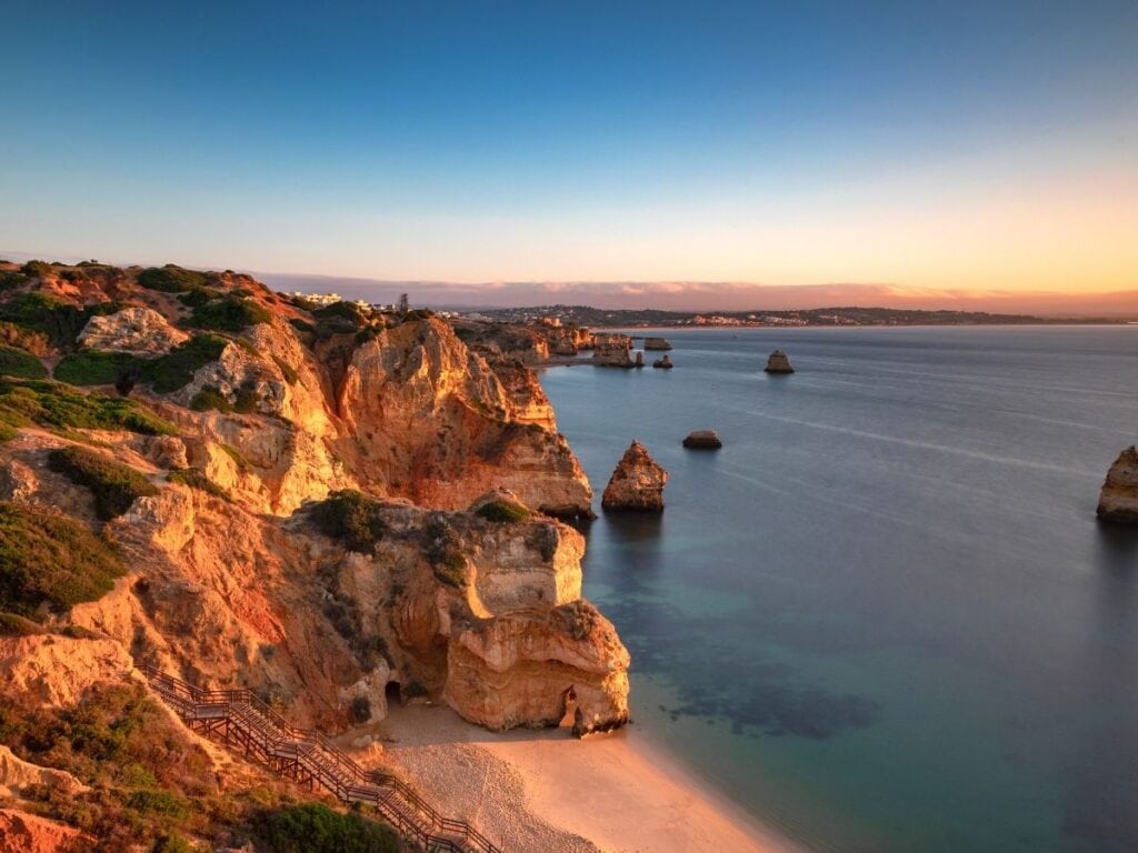 photo of Praia do Camilo beach in lagos portugal