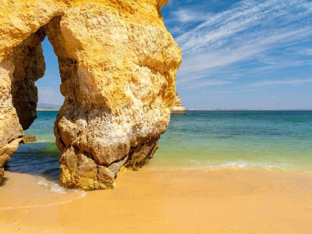 photo of Praia do Camilo beach in lagos portugal