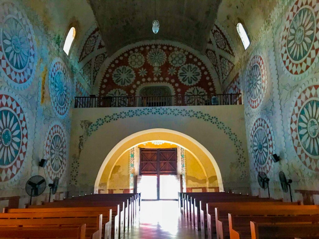 Iglesia de Uayma Ex-Convento de Santo Domingo interior