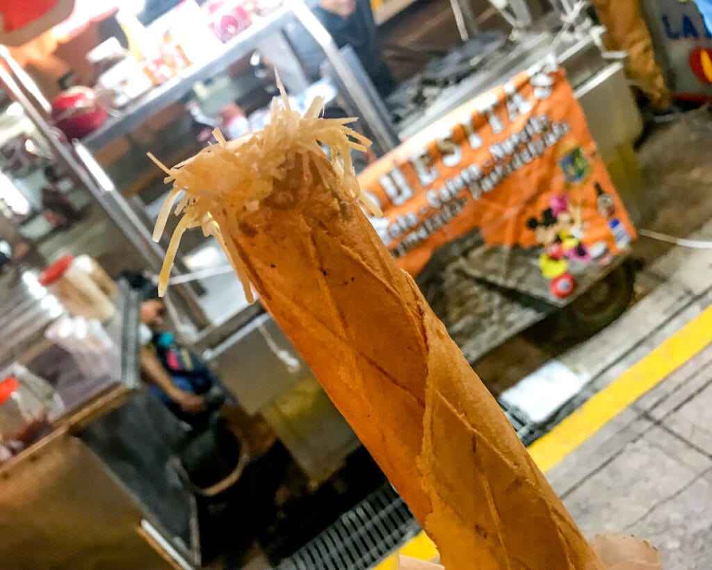 marquesitas - what to eat in Merida