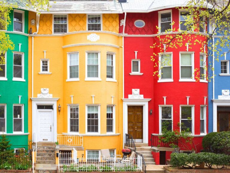 Airbnb Washington DC row houses