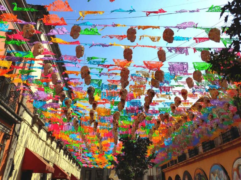 Virtual Day of the Dead - Toluca Mexico decorations