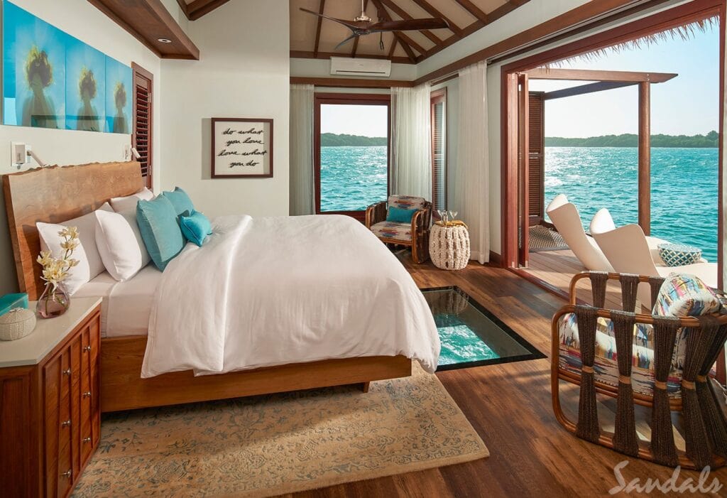 overwater villa Jamaica - Sandals South Coast -
