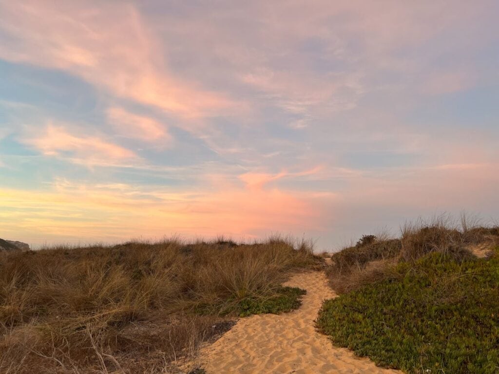 Bordeira Beach sunset