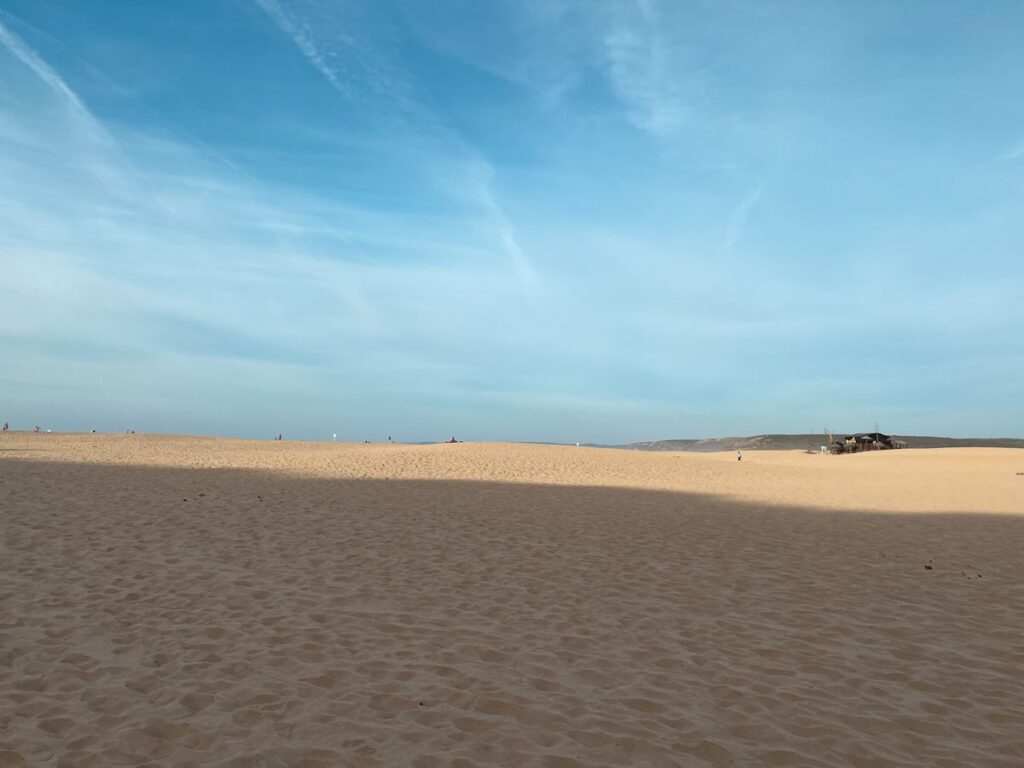 Sand dunes at Praia da Bordeira