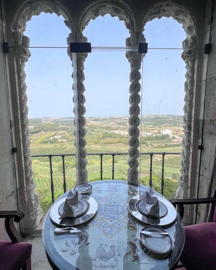Breakfast at the restaurant at Pousada Castelo de Óbidos