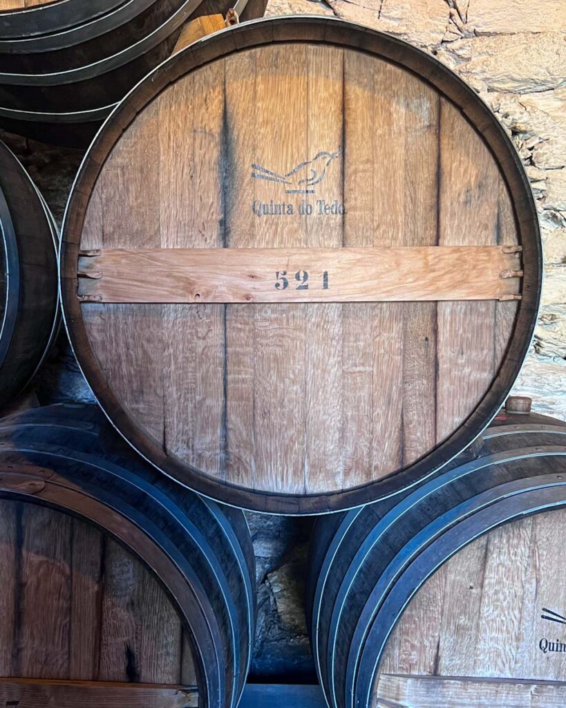 Quinta do Tedo wine barrels