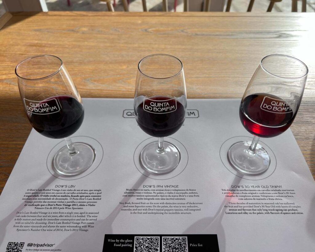 quinta do bomfim tasting