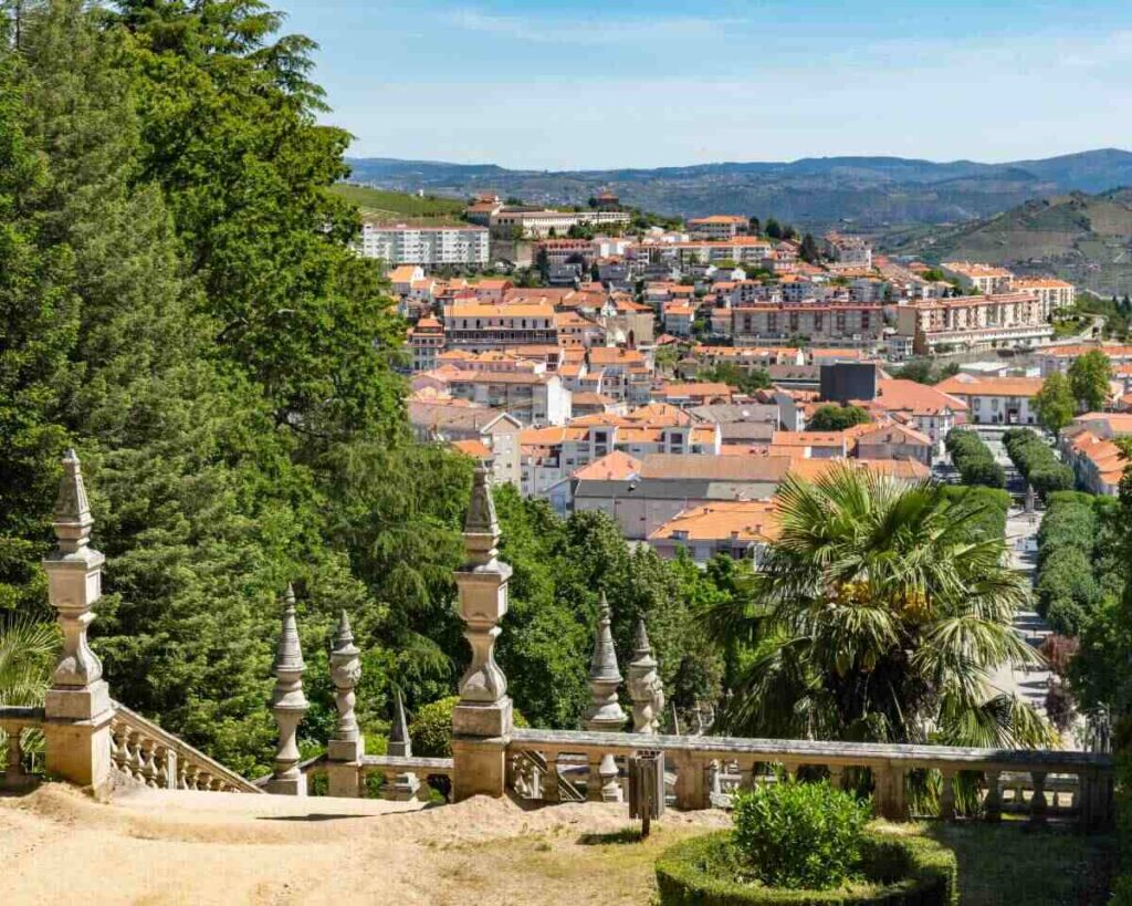 view of lamego from santuario nossa senhora remedios
