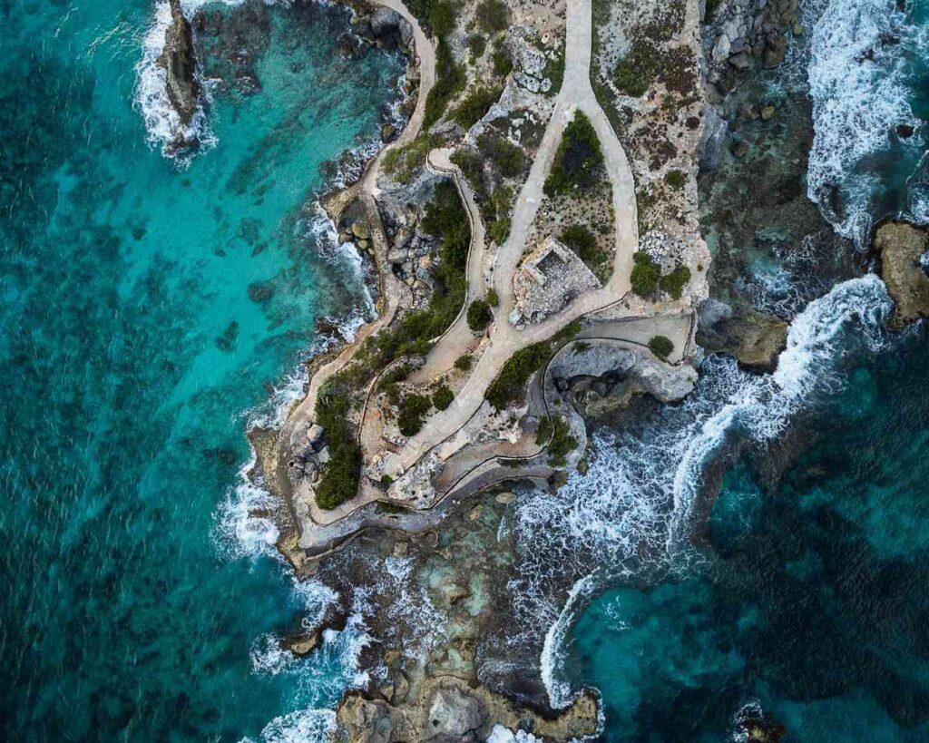 Ixchel ruins - Isla Mujeres Maya ruins