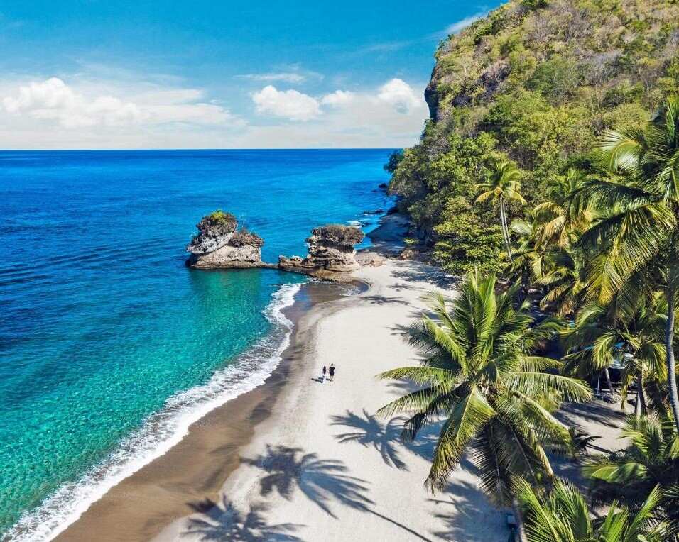 Jade Mountain St Lucia - beach