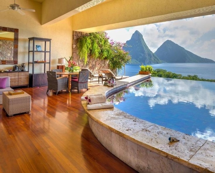 Jade Mountain St Lucia - room