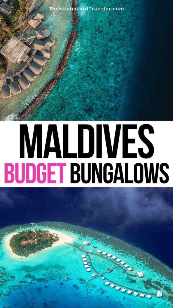 maldives budget travel - cheap overwater bungalows