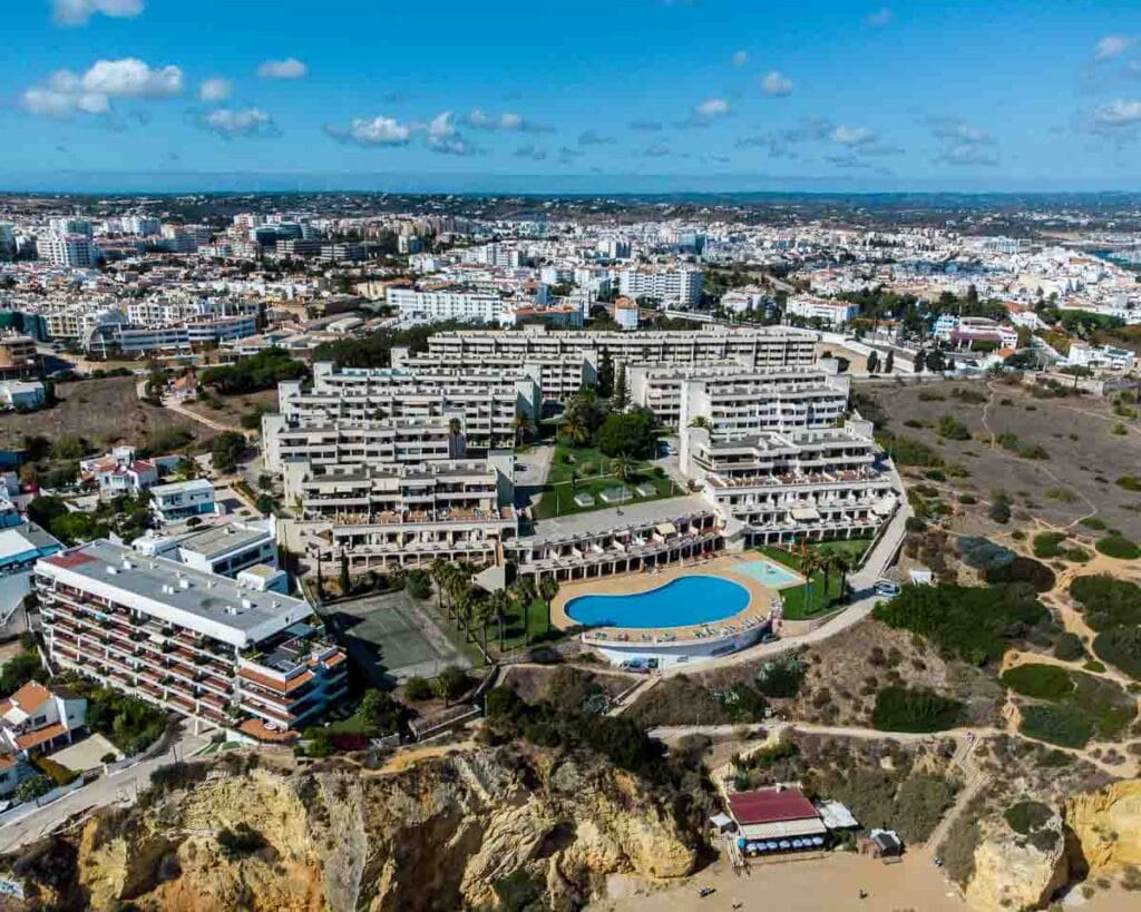 Carvi Beach Hotel at Praia Dona Ana Lagos