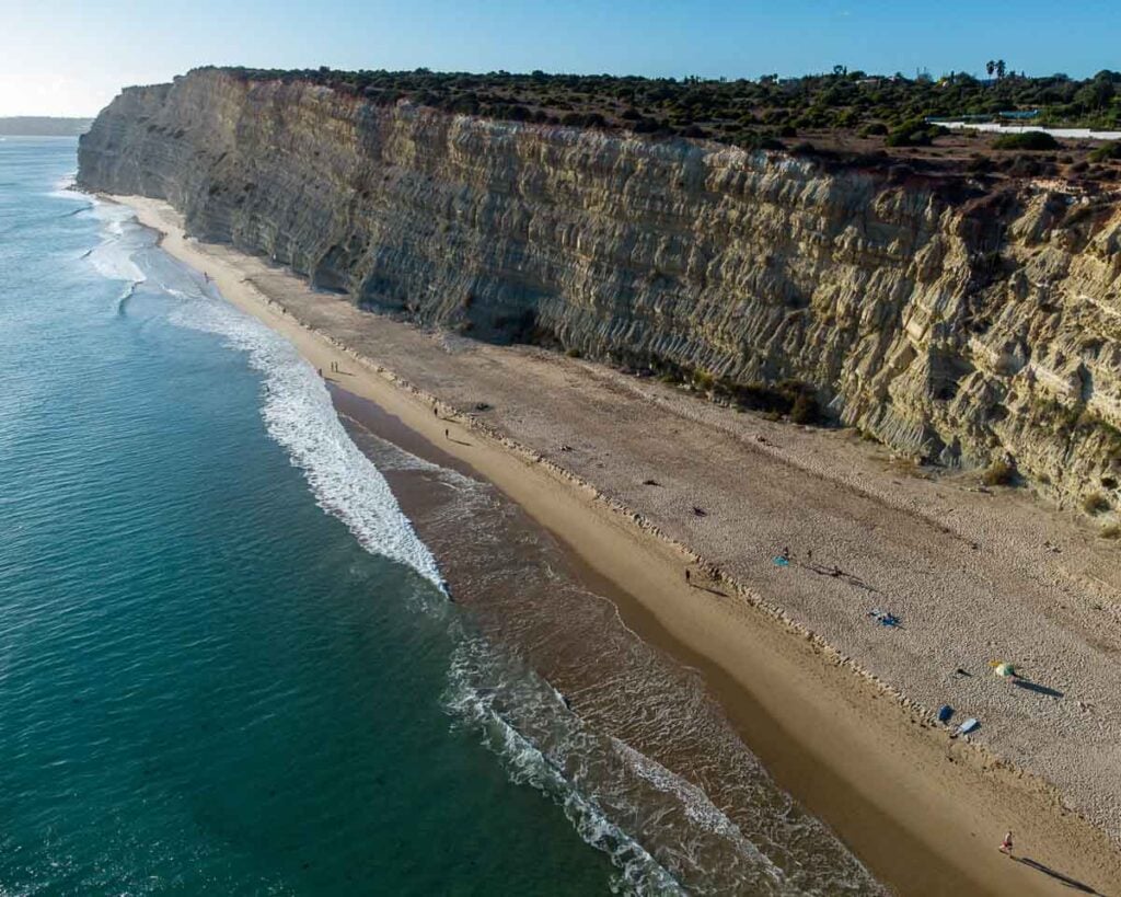 Cliffs at Praia Porto de Mos
