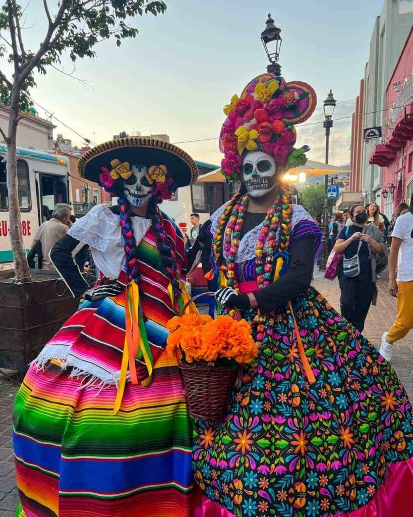 Costumed residents of Guanajuato