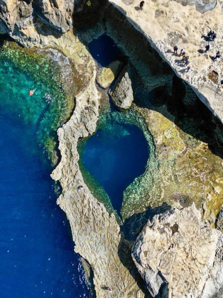 Blue Hole Gozo - secret places in Gozo