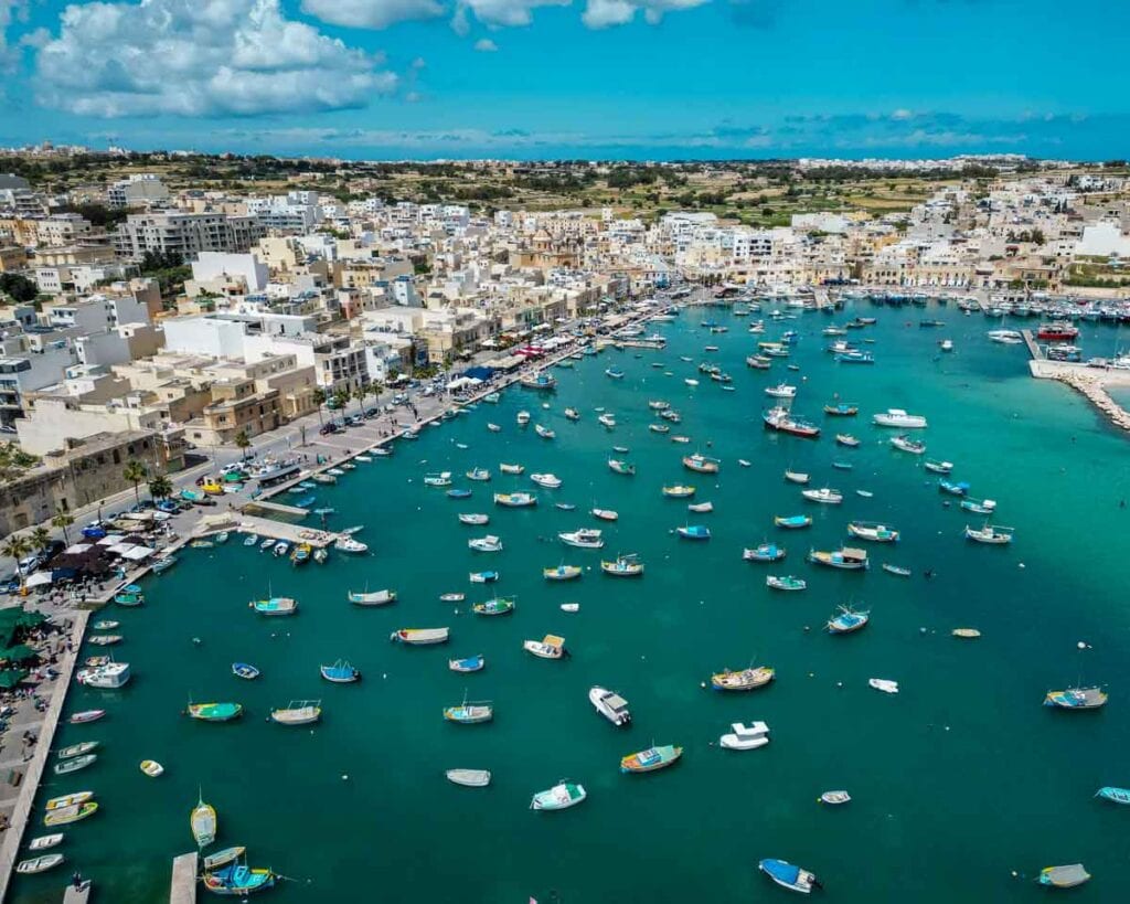 Marsaxlokk Malta fishing village