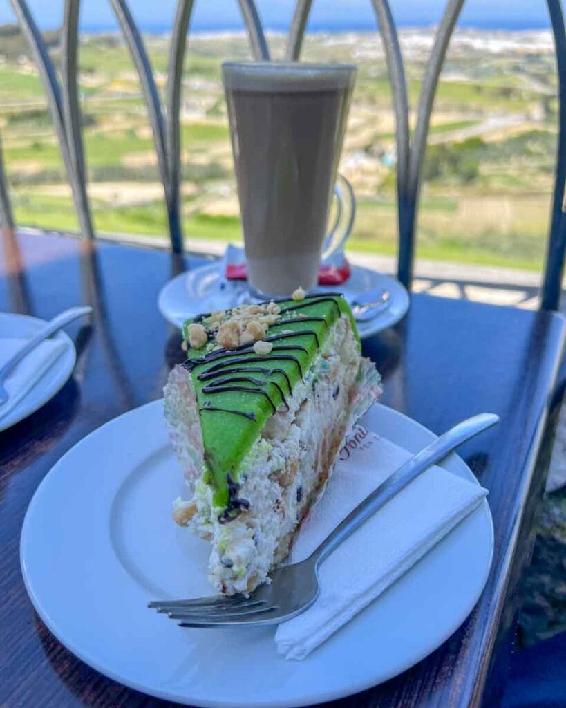 cake at Fontanella Garden Mdina Malta