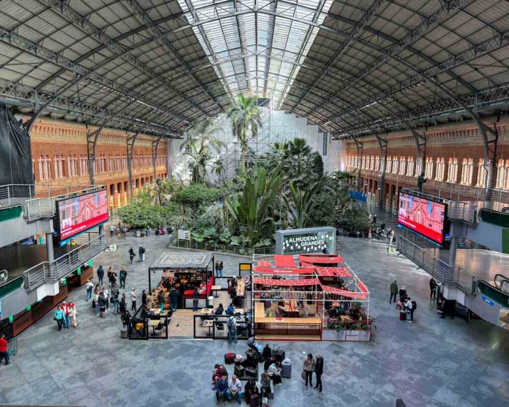 Atocha train station - Madrid Spain