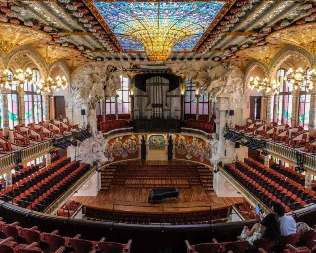 Palau de la Musica Catalana balcony