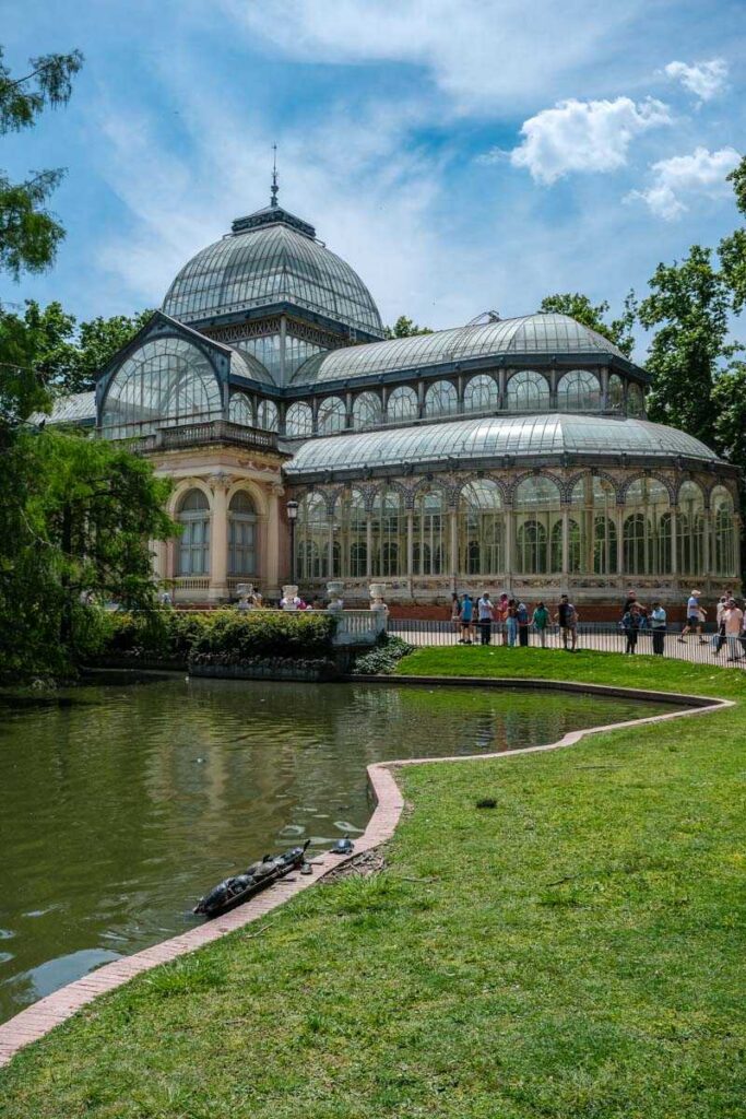 Retiro Park - Crystal Palace - Madrid itinerary
