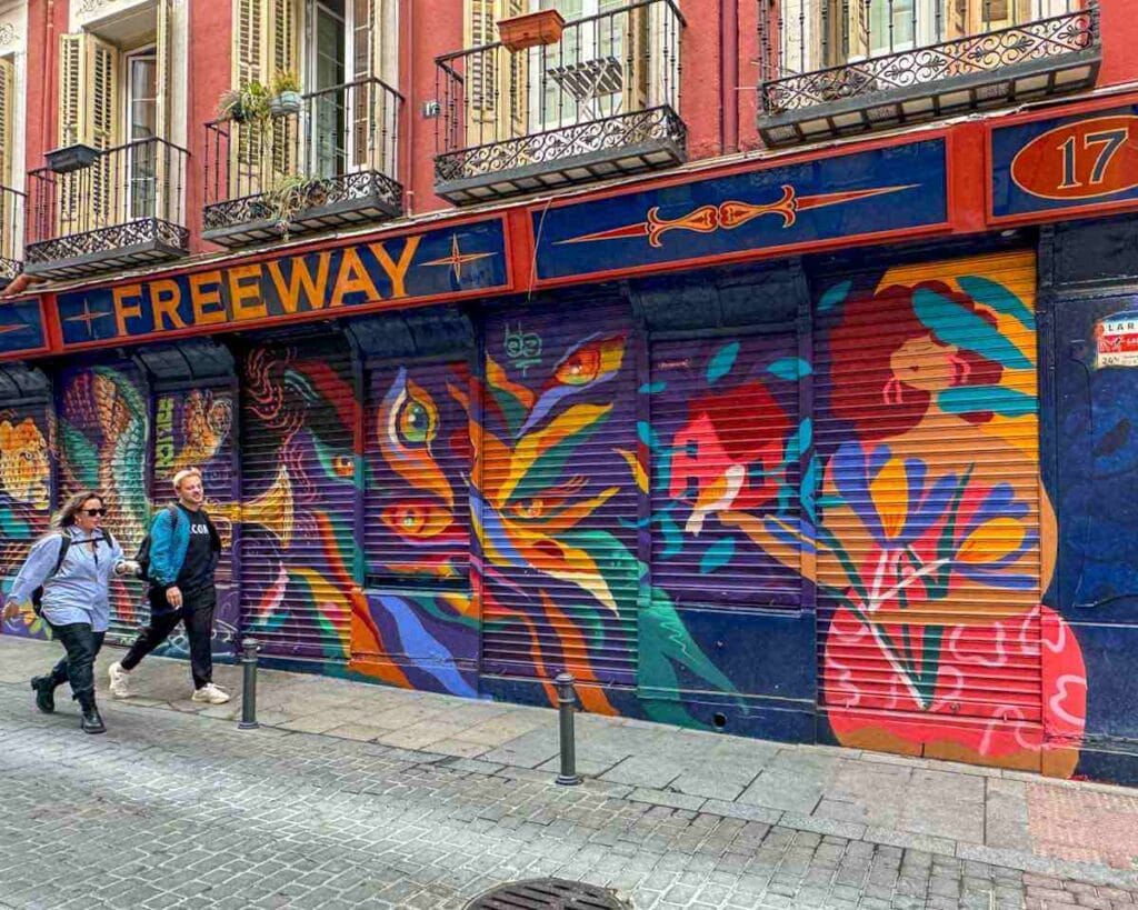 Malasana neighborhood in Madrid