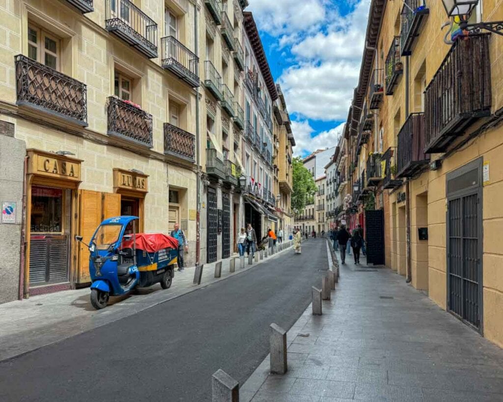 barrio La Latina in Madrid