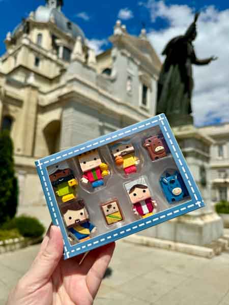 nativity set from the Almudena Cathedral gift shop in Madrid