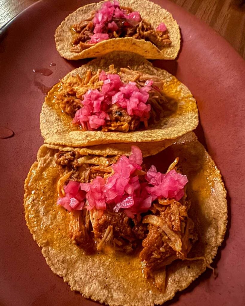 Cochinita pibil tacos