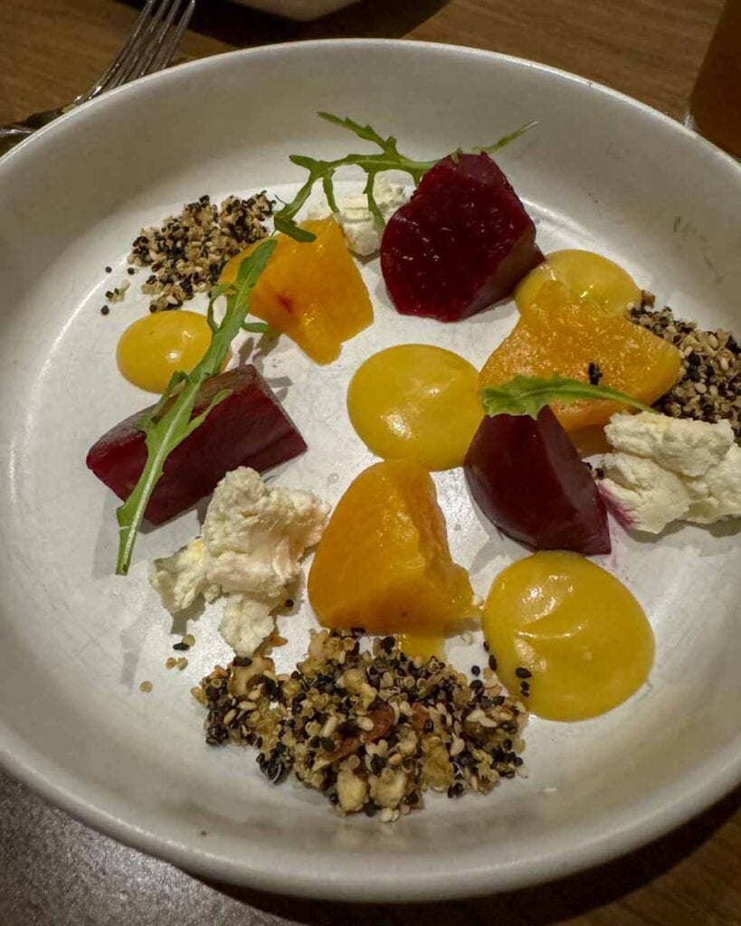 beet salad at Hana Polynesian Grill
