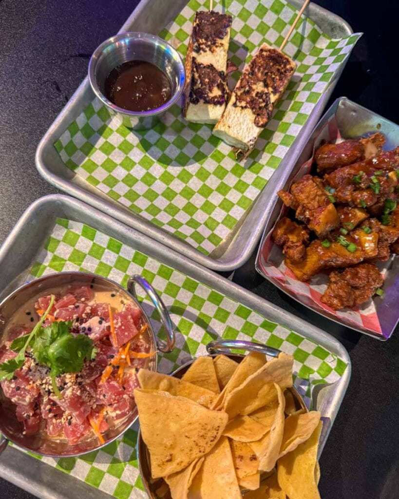 food at press + play