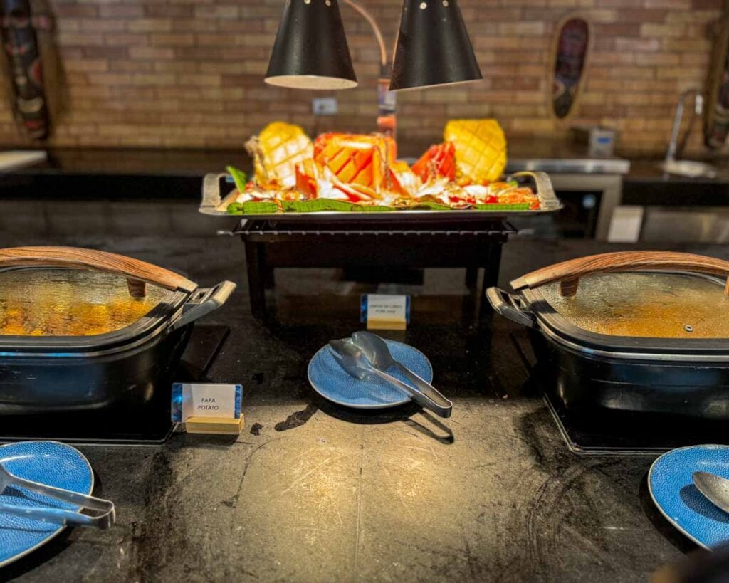 selections at Hana breakfast buffet