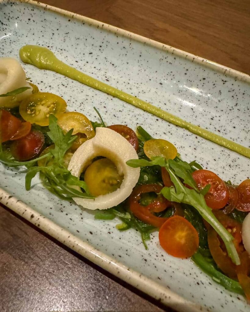 tomato salad at hana