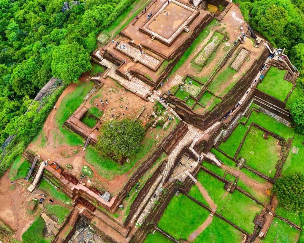 Sigiriya Rock from above