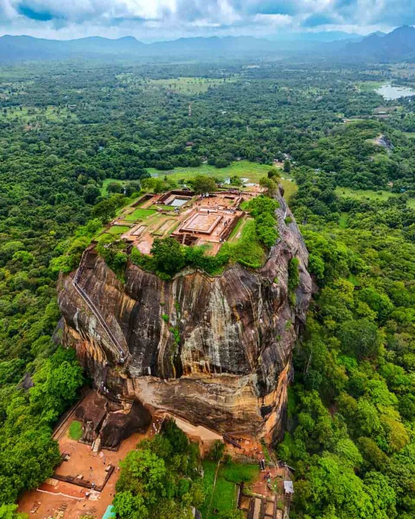Sigiriya and Lion's Paw Terrace