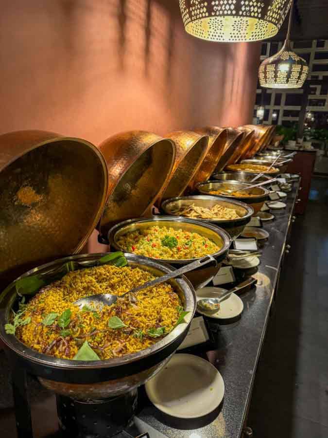 Sri Lanka hotel buffet